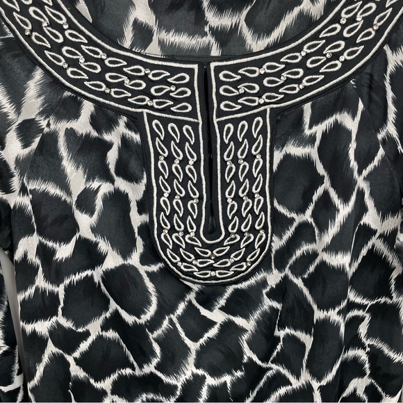 INC International Concepts Long Sleeve Blouse with Clasp Closure in Front Size S - Picture 3 of 8